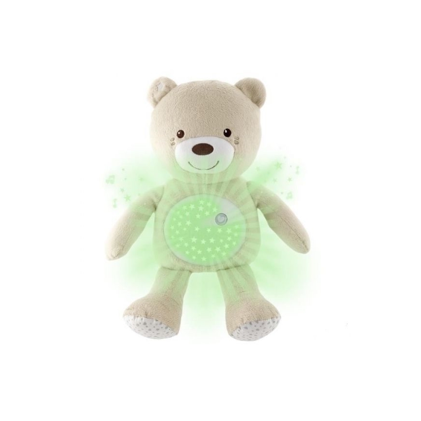 Chicco - Projector met melodie BABY BEAR 3xAAA beige