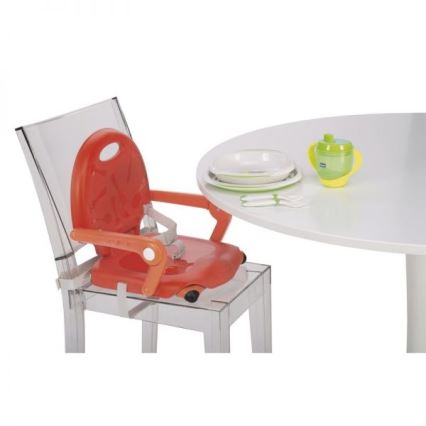 Chicco - Siège rehausseur portable pour enfants POCKET SNACK rouge