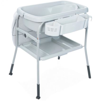 Chicco - Table à langer avec baignoire CUDDLE&BUBBLE gris