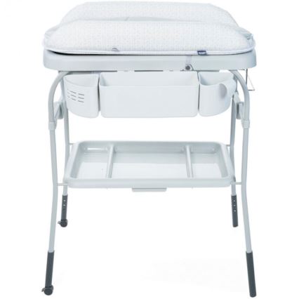 Chicco - Table à langer avec baignoire CUDDLE&BUBBLE gris