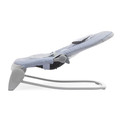 Chicco - Transat bébé vibrant avec mélodie BALLOON Dots 2xAA + 1xLR20 bleu