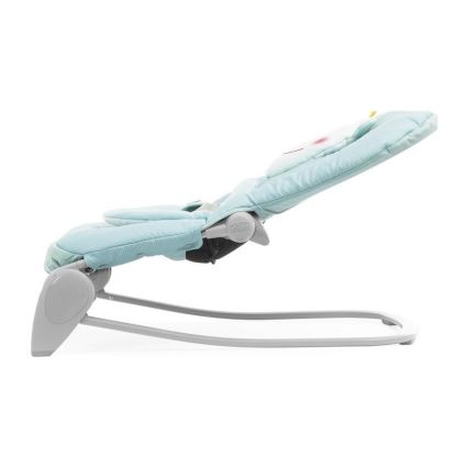 Chicco - Transat bébé vibrant avec mélodie BALLOON Froggy 2xAA + 1xLR20 bleu