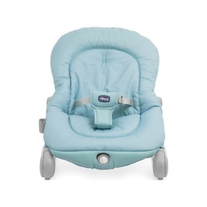 Chicco - Transat bébé vibrant avec mélodie BALLOON Froggy 2xAA + 1xLR20 bleu