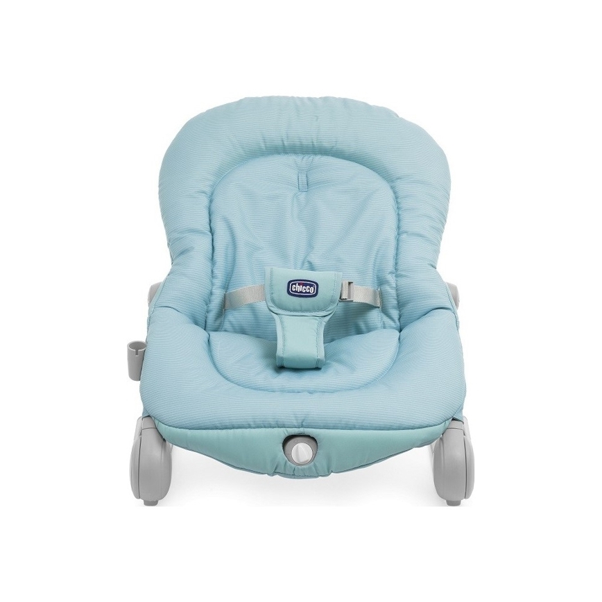 Chicco - Transat bébé vibrant avec mélodie BALLOON Froggy 2xAA + 1xLR20 bleu