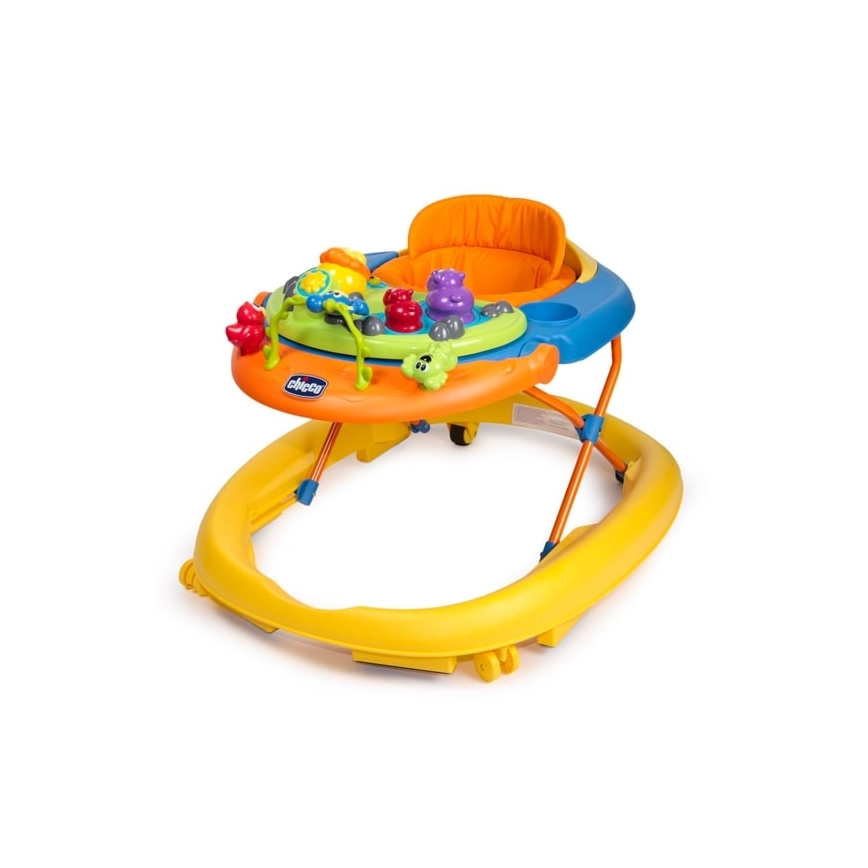 Chicco - Trotteur pour bébé WALKY TALKY 2xAA jaune/bleu