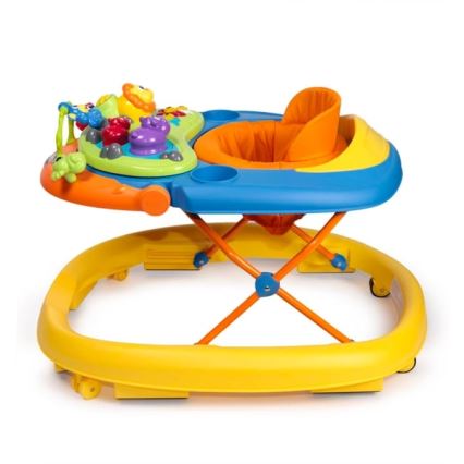 Chicco - Trotteur pour bébé WALKY TALKY 2xAA jaune/bleu