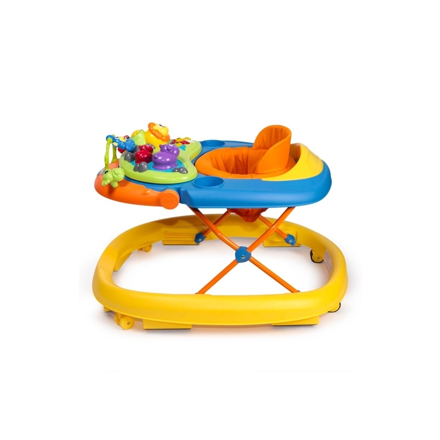 Chicco - Trotteur pour bébé WALKY TALKY 2xAA jaune/bleu
