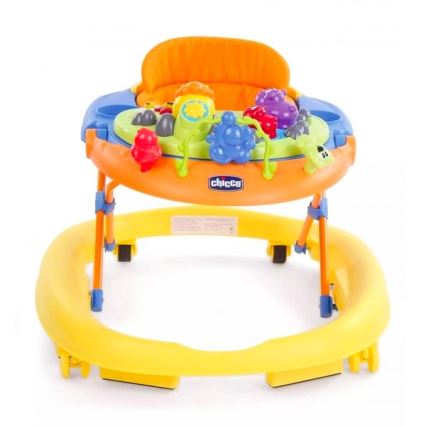 Chicco - Trotteur pour bébé WALKY TALKY 2xAA jaune/bleu