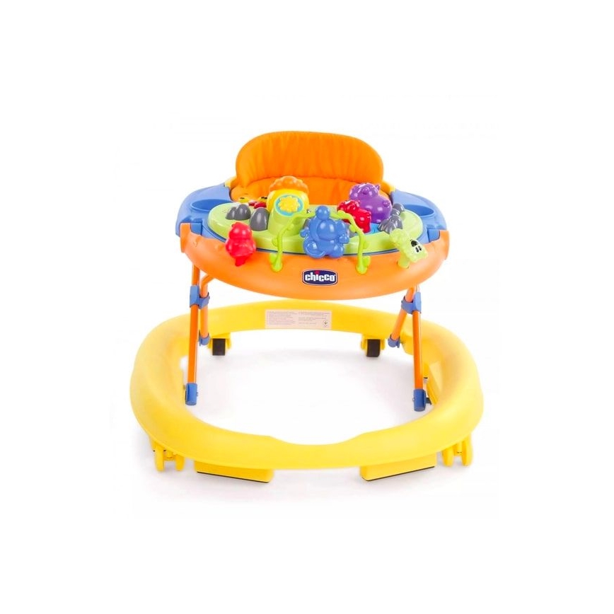 Chicco - Trotteur pour bébé WALKY TALKY 2xAA jaune/bleu