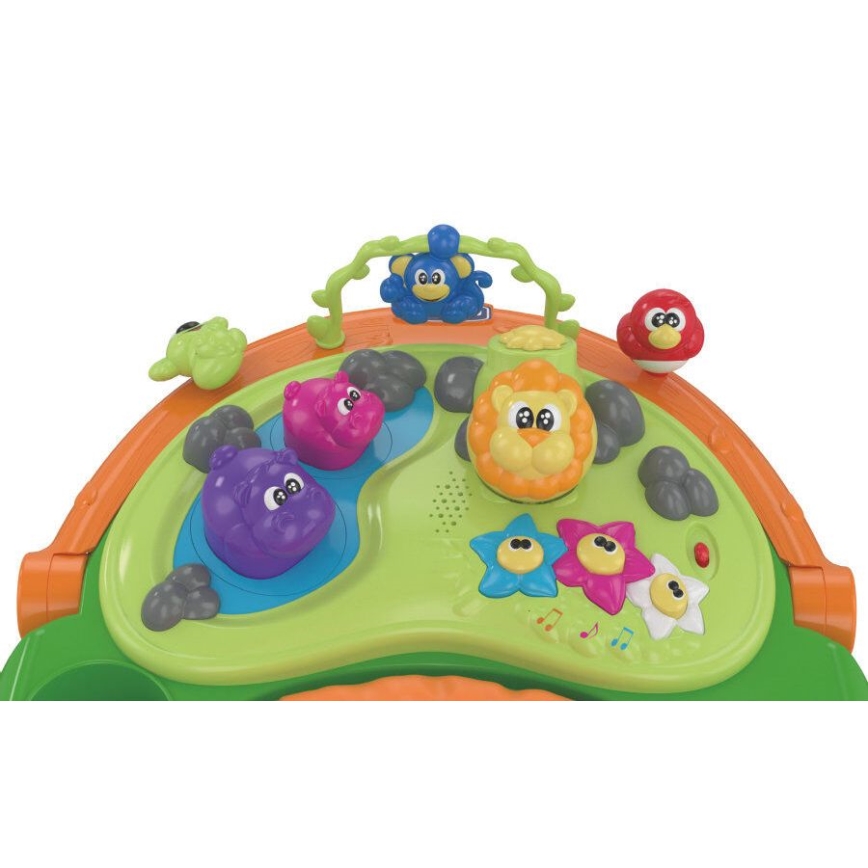 Chicco - Trotteur pour bébé WALKY TALKY 2xAA jaune/bleu