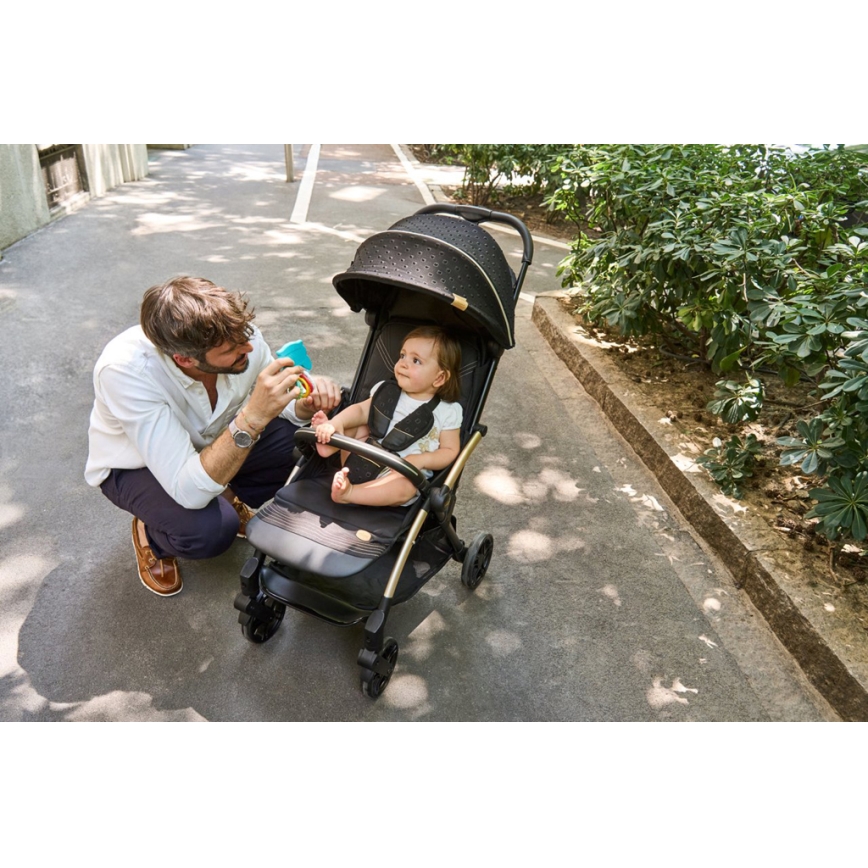 Chicco - Wandelwagen GOODY XPLUS Black Re_Lux Eco+ + duw fiets ALL AROUND