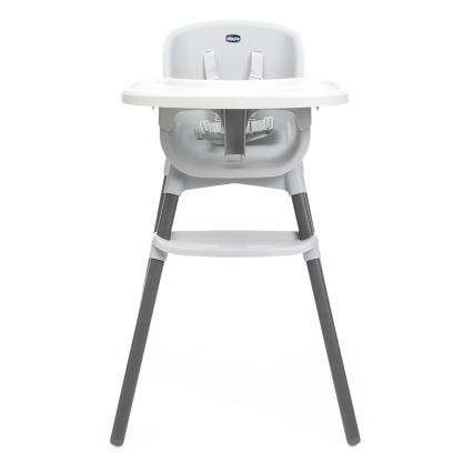 Chicco - ZEST 3-in-1 kinder-eetstoel, wit/grijs