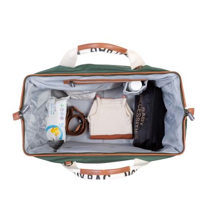 Childhome - Luiertas MOMMY BAG groen