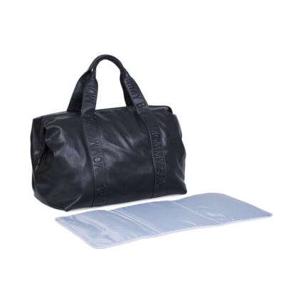 Childhome - Luiertas MOMMY BAG LEATHER zwart