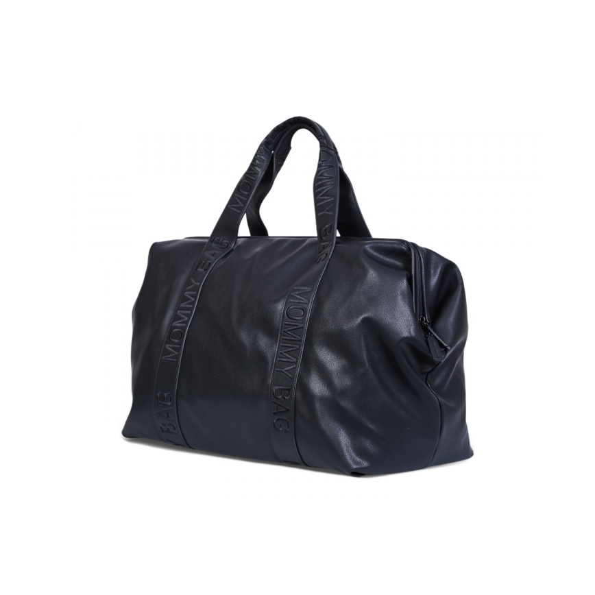 Childhome - Luiertas MOMMY BAG LEATHER zwart
