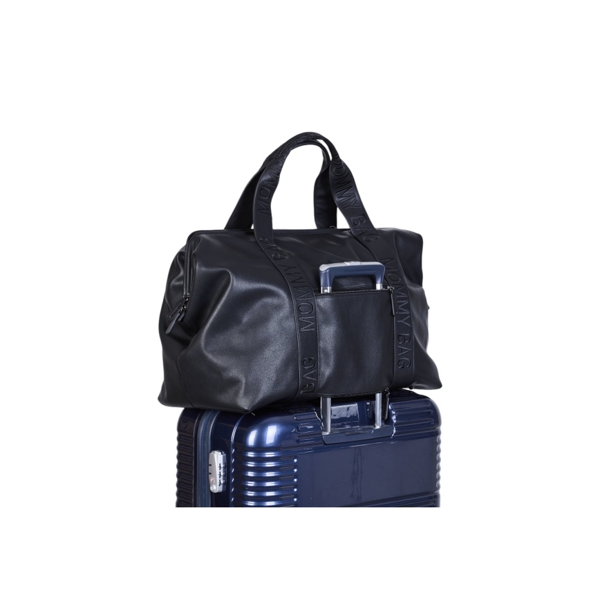 Childhome - Luiertas MOMMY BAG LEATHER zwart