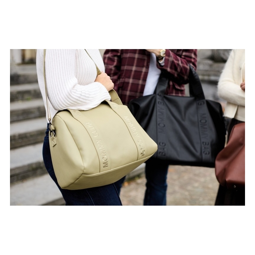 Childhome - Luiertas MOMMY CLUB LEATHER beige