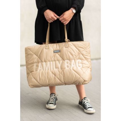 Childhome - Reistas FAMILY BAG PUFFERED crème