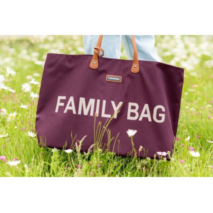 Childhome - Sac de voyage FAMILY BAG couleur vin