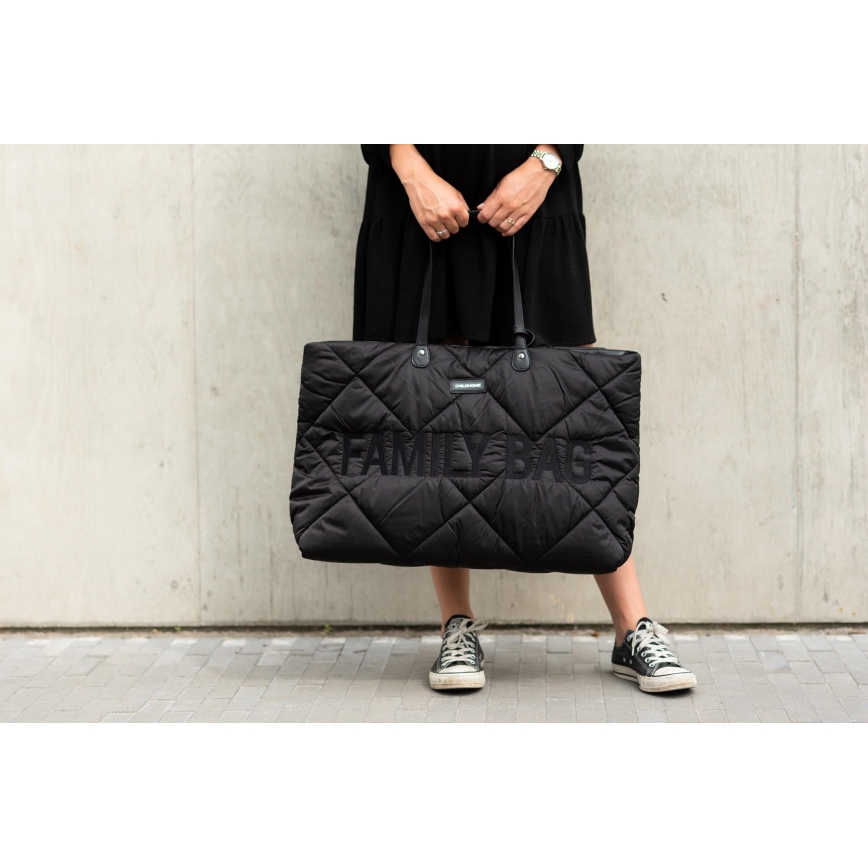Childhome - Sac de voyage FAMILY BAG noir