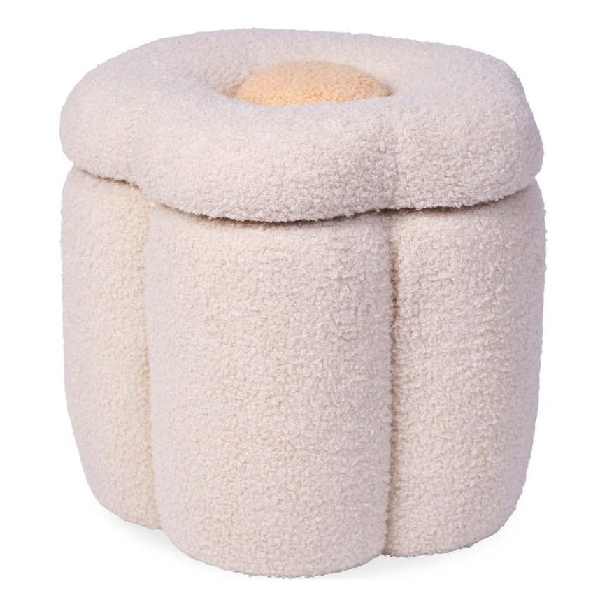 Childhome - Tabouret FLEUR d. 35 cm crème