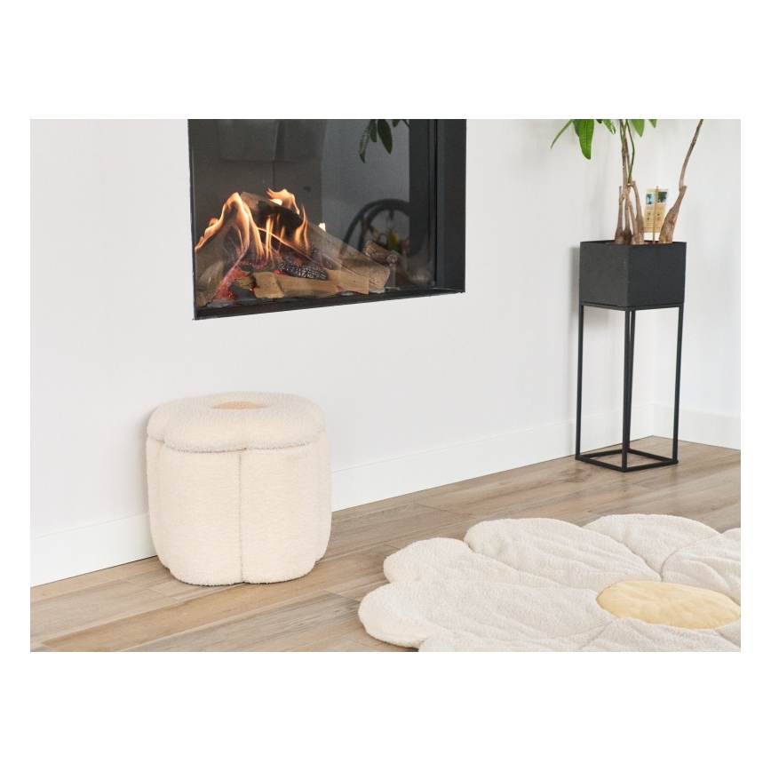 Childhome - Tabouret FLEUR d. 35 cm crème