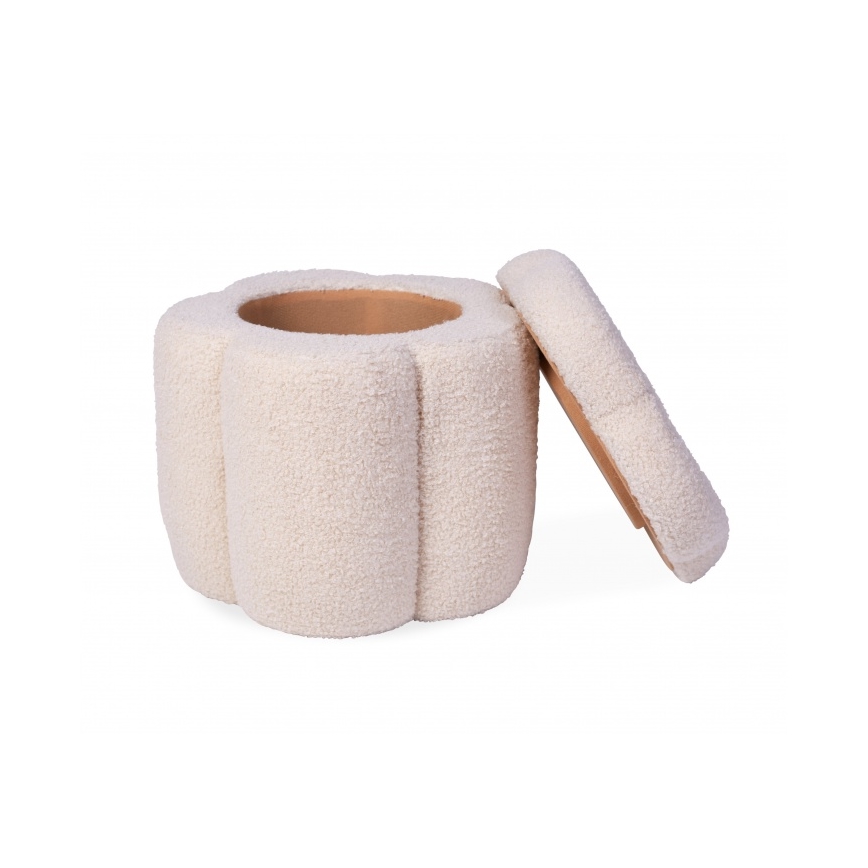 Childhome - Tabouret FLEUR d. 35 cm crème