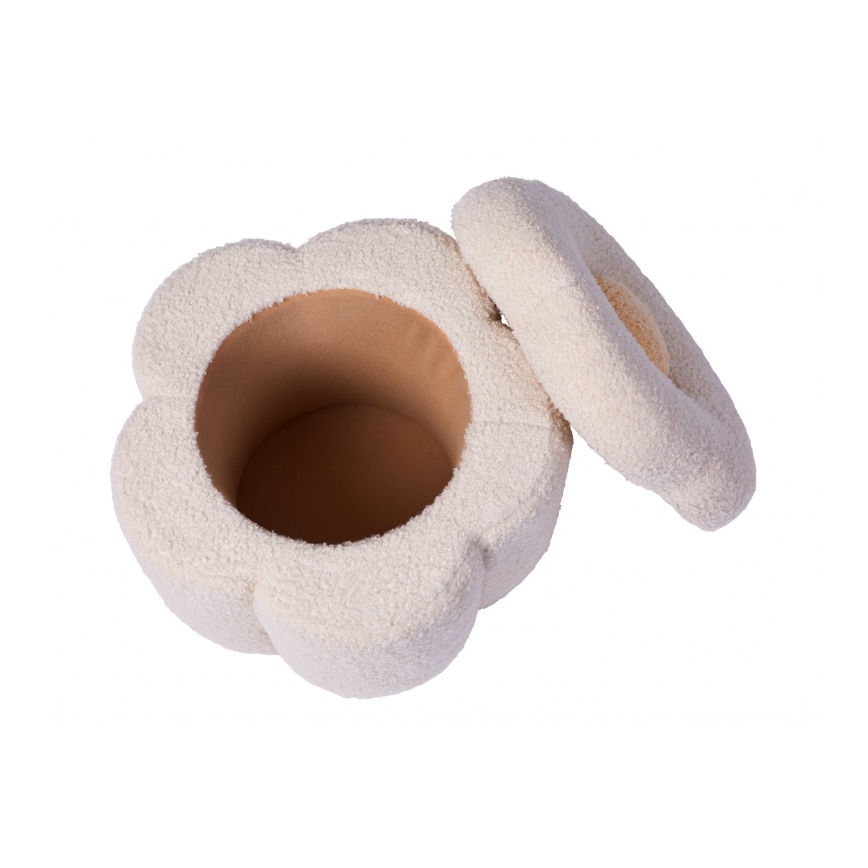 Childhome - Tabouret FLEUR d. 35 cm crème