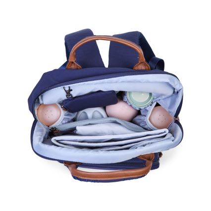Childhome - Veranderende rugzak FAMILY CLUB blauw