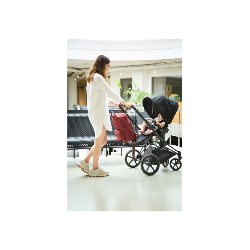 Childhome - Veranderende rugzak FAMILY CLUB rood
