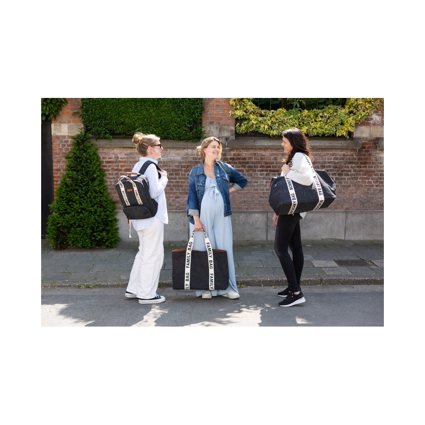 Childhome - Veranderende rugzak FAMILY CLUB zwart