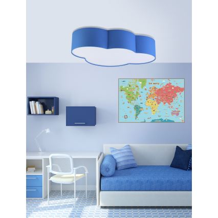 Children plafond lamp CLOUD MINI 2xE27/15W/230V