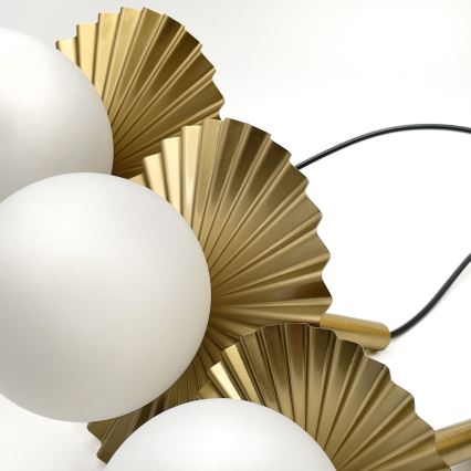 CHITA hanglamp met kabel 3xG9/5W/230V goudkleurig