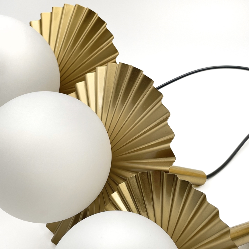 CHITA hanglamp met kabel 3xG9/5W/230V goudkleurig