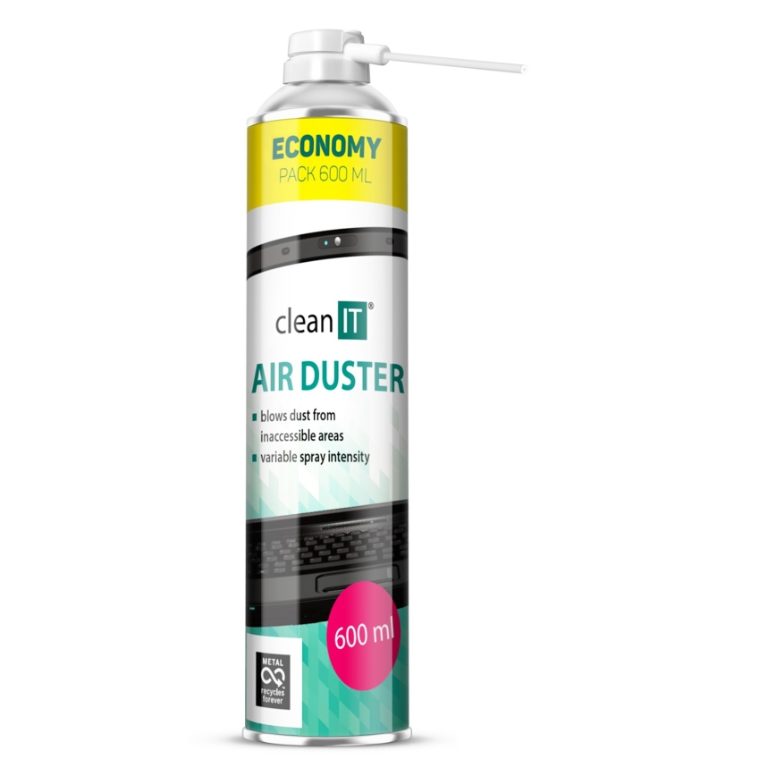 CLEAN IT CL-104 - Samengeperst gas voor het reinigen van elektronische apparaten 600 mm