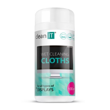 CLEAN IT CL-141 - Natte schermreinigingsdoeken 100 st.