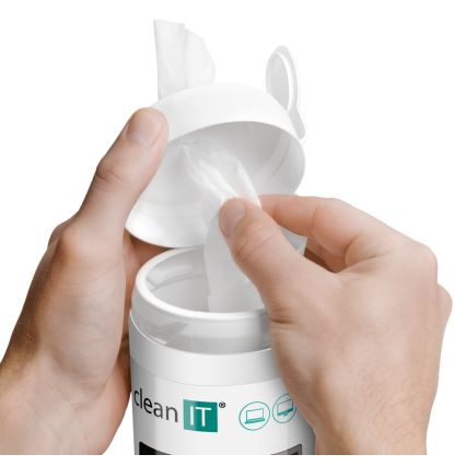 CLEAN IT CL-141 - Natte schermreinigingsdoeken 100 st.
