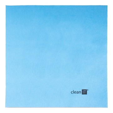 CLEAN IT CL-710 - Microvezel reinigingsdoek 19x19 cm blauw