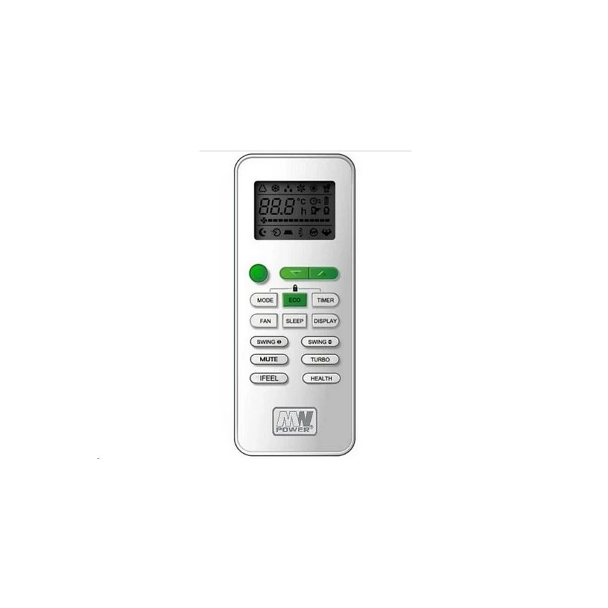 Climatiseur 09K V1 2,6 kW Wi‑Fi Tuya blanc + télécommande