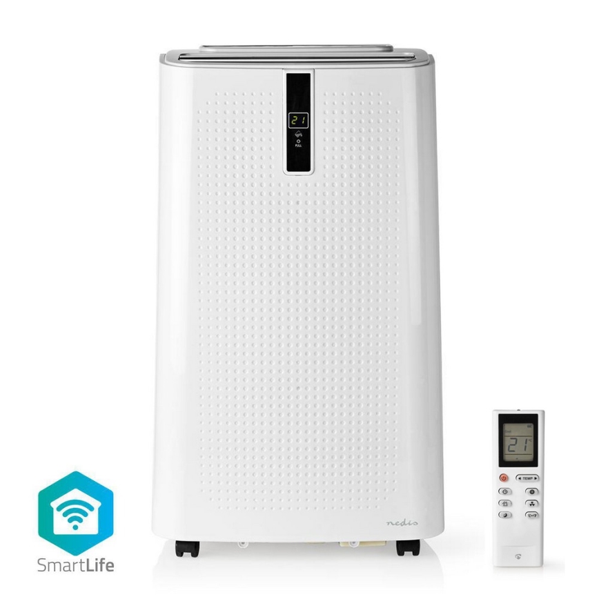 Climatiseur mobile connecté 3en1 avec tous les accessoires 1010 W/230V 9000 BTU Wi-Fi + télécommande