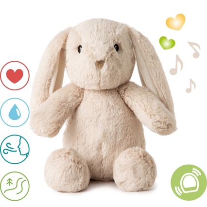 Cloud B - Doudou avec mélodie et lumière lapin + USB