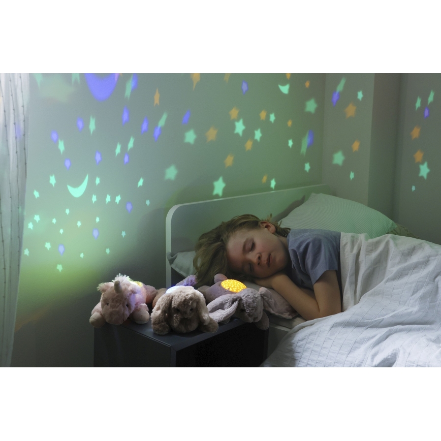 Cloud B - Lekker knuffelen met een projector 2xAAA eenhoorn