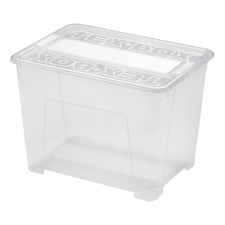 Coffre de rangement TEX BOX 21 l transparent