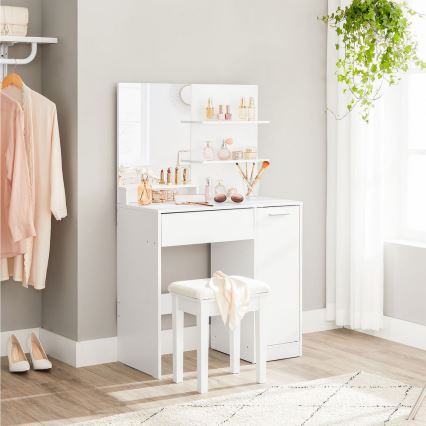 Coiffeuse AURORA blanche