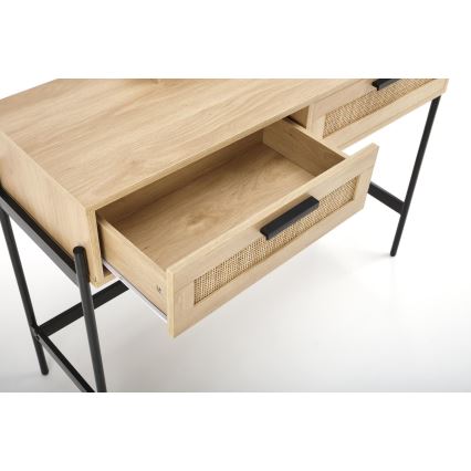 Coiffeuse CARMEN 136x104 cm beige/noir