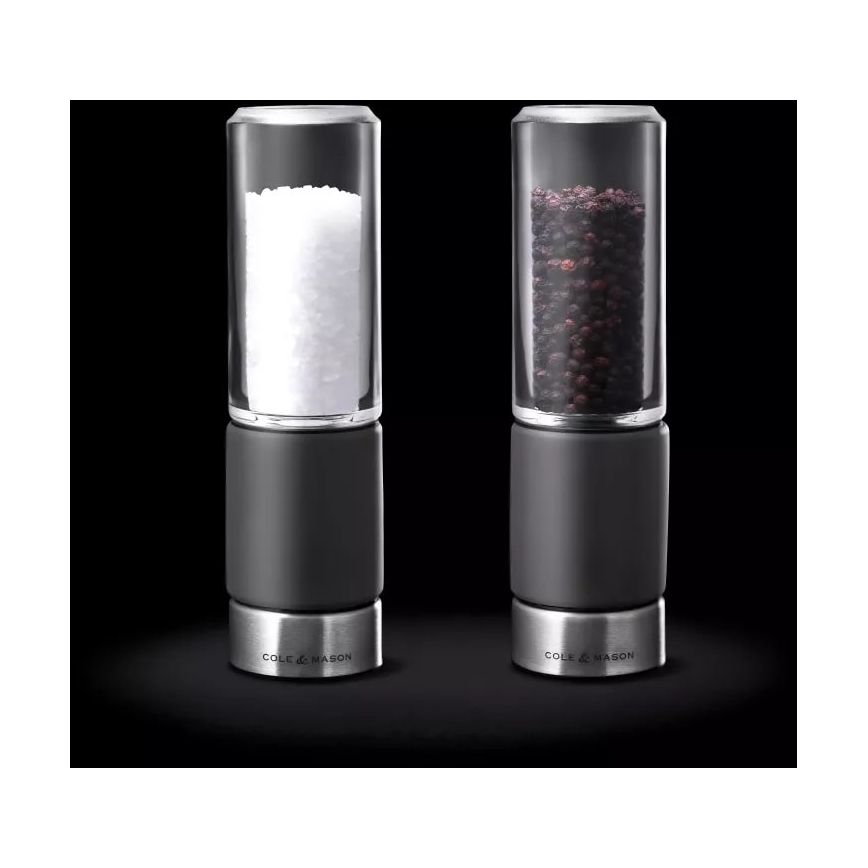 Cole & Mason - Set zout- en pepermolens REGENT CONCRETE 2 stuks beton 18 cm
