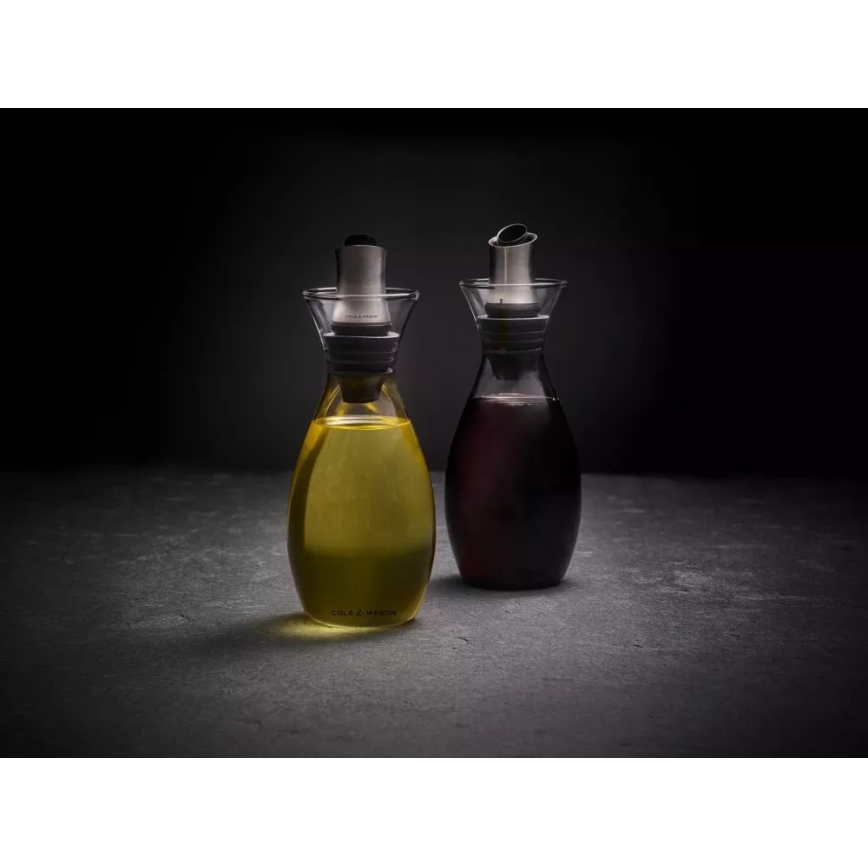 Cole&Mason - Bouteille d'huile et de vinaigre HAVERHILL FLOW 350 ml