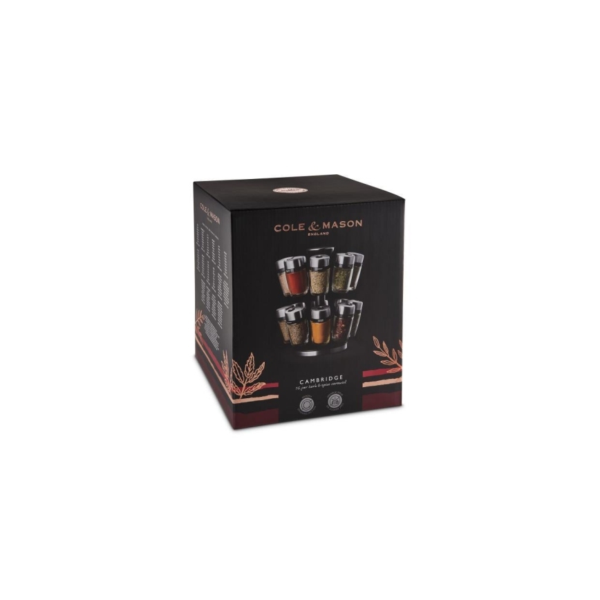 Cole&Mason - Carousel à épices MASTER 17 pcs