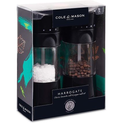 Cole&Mason - Coffret de moulins à sel et à poivre HARROGATE 2 pcs 15,4 cm