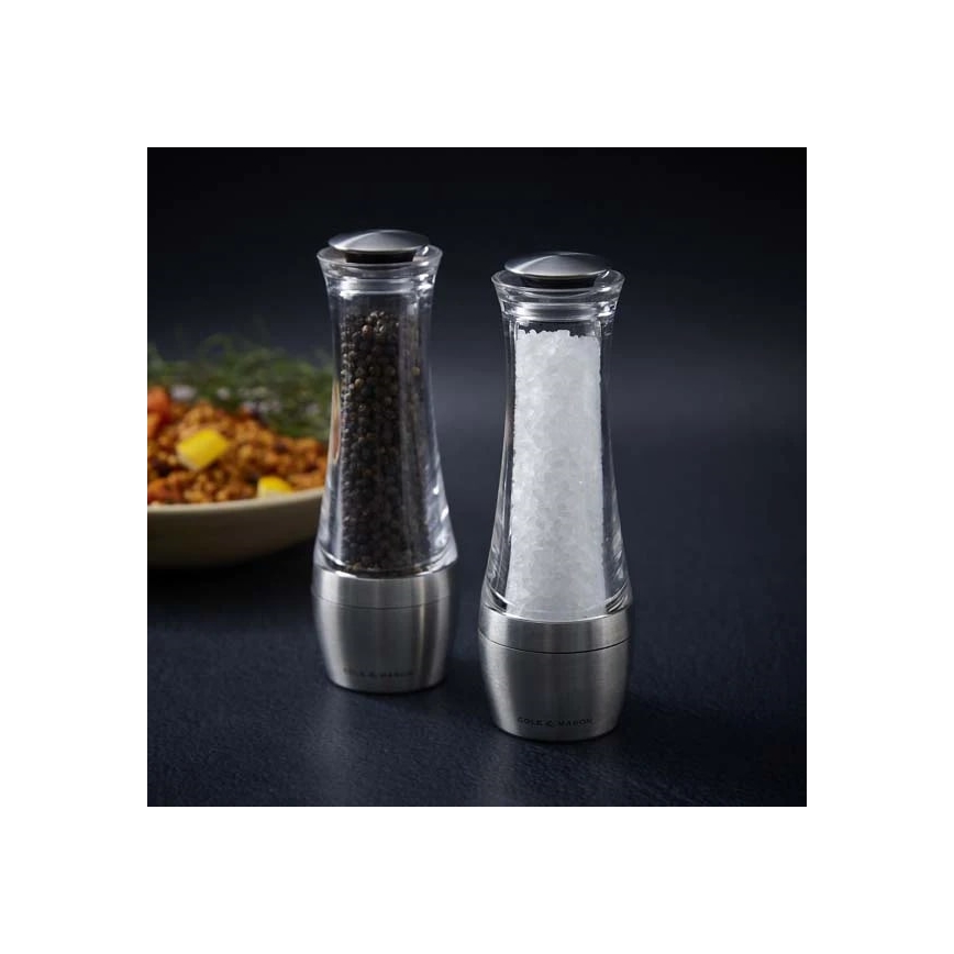 Cole&Mason - Coffret de moulins à sel et poivre AMESBURY 2 pcs 19 cm